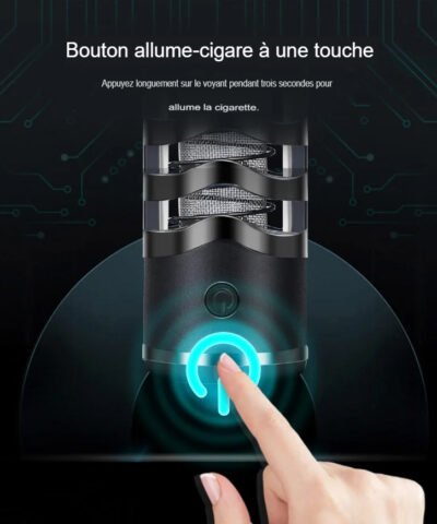 Porte-cigarette avec allume-cigare USB