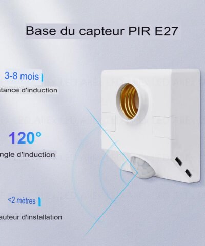 Supports de lampe intelligents à détection de mouvement