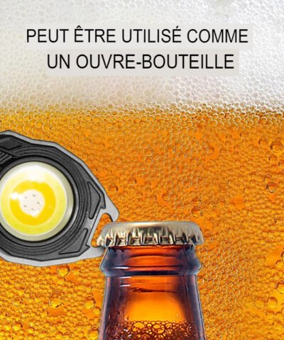 Lampe de poche porte-clés multifonction