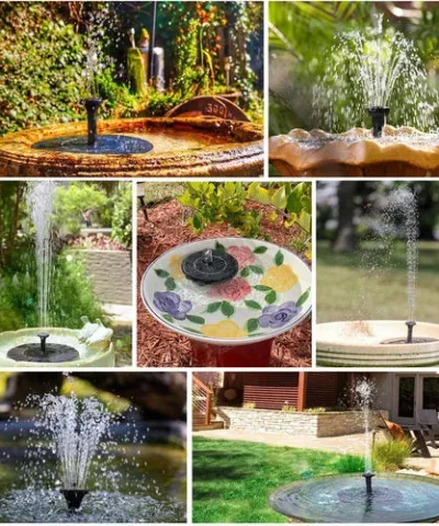FONTAINE À ALIMENTATION SOLAIRE