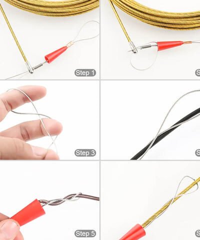 Dispositif de traction de corde pour électriciens