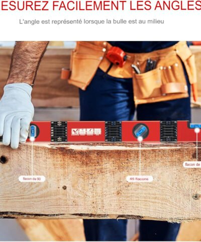 Outil de mesure de niveau pliable multifonction