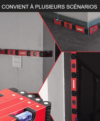 Outil de mesure de niveau pliable multifonction