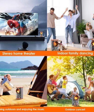 Mini Baffle Bluetooth sans fil transparent