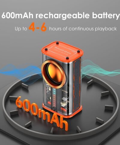 Mini Baffle Bluetooth sans fil transparent