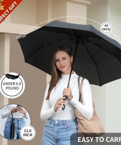 Parapluie compact à ouverture et fermeture automatique