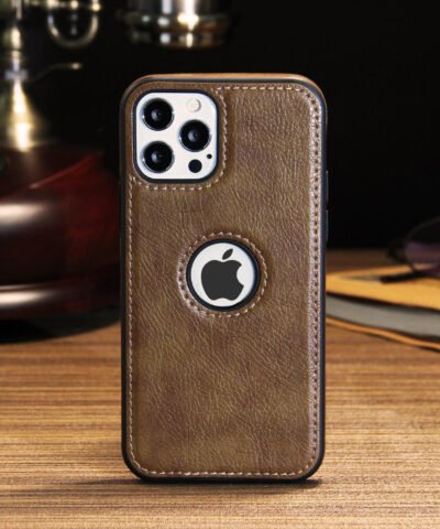Étui en cuir pour iPhone