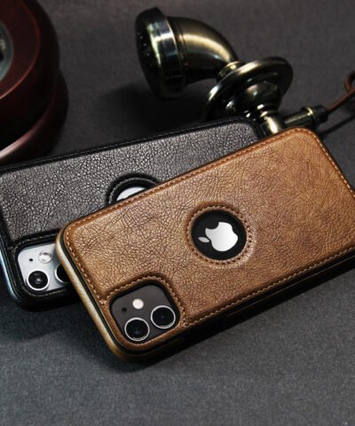 Étui en cuir pour iPhone