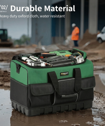 Sac a outils - Grand, robuste, large ouverture, etanche
