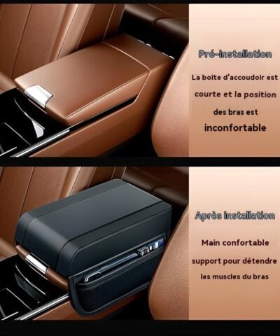Nouveau tapis de coffre avec accoudoir surélevé