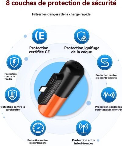 Mini petite banque d'alimentation portable