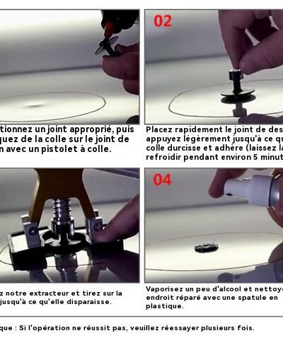 Outils de réparation de bosses sans peinture