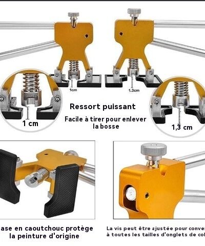 Outils de réparation de bosses sans peinture