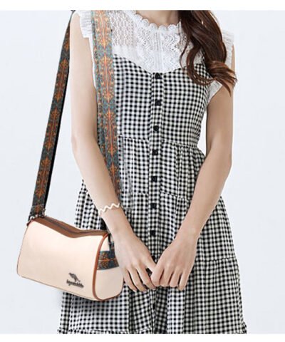 Sac en cuir de style rétro