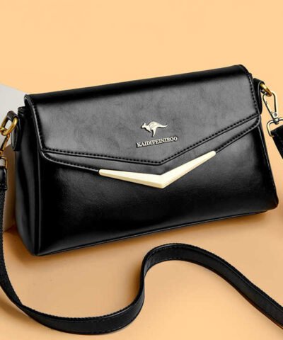 Sac à main de marque de luxe pour femme en cuir à bandoulière