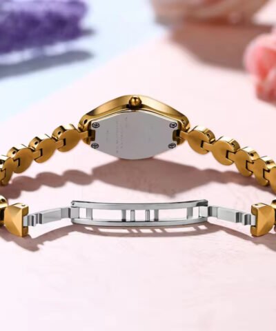 Montre à quartz tendance de luxe et de mode pour femmes