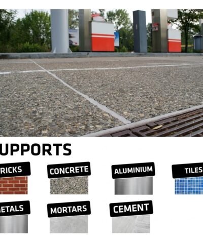 Mastic silicone imperméable 600 g (noir) Adhésif puissant pour verre
