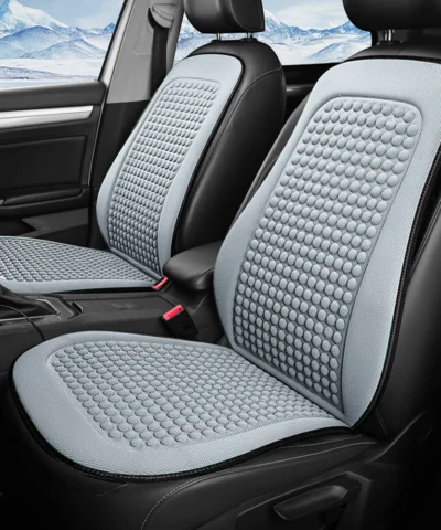 Housse de siège de voiture en soie glacée avec coussin rafraîchissant pour l'été